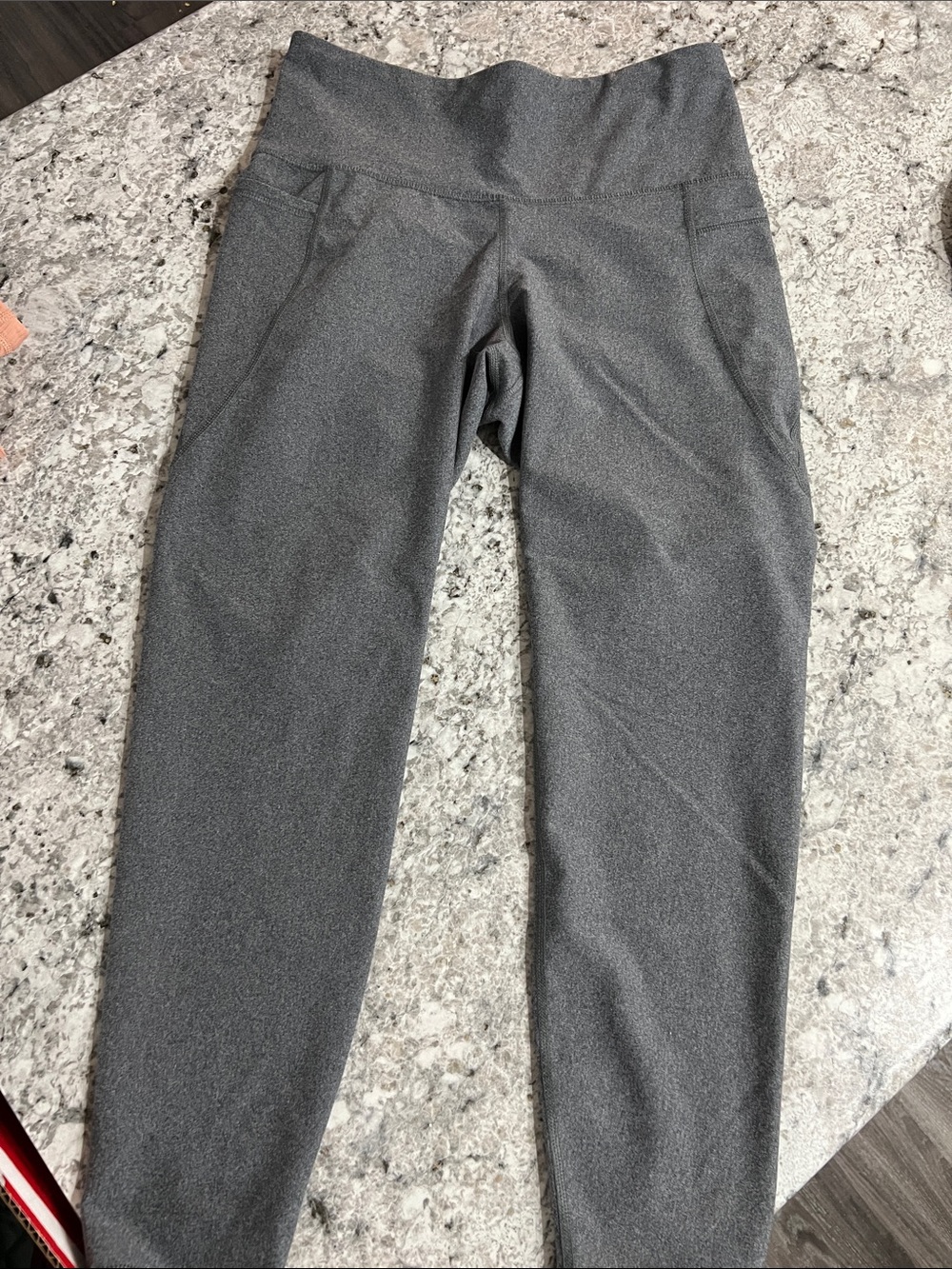 Old Navy Charcoal Gray Girls' Active Leggings